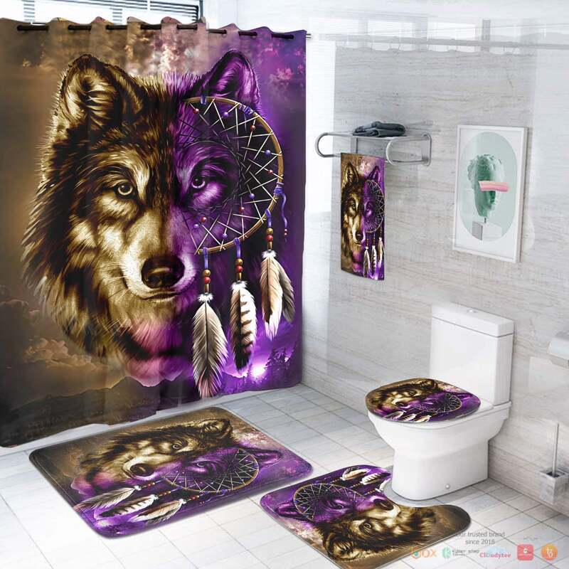 Dream_Catcher_Purple_Wolf_Native_American_Bathroom_Set
