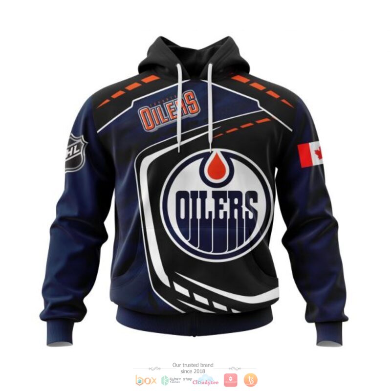 Edmonton_Oilers_NHL_black_blue_3D_shirt_hoodie