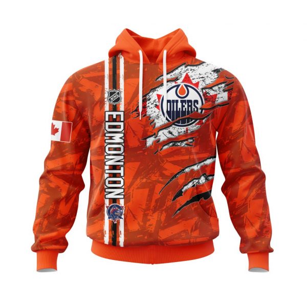 Edmonton_Oilers_Personalized_NHL_With_Canada_Flag_3d_shirt_hoodie