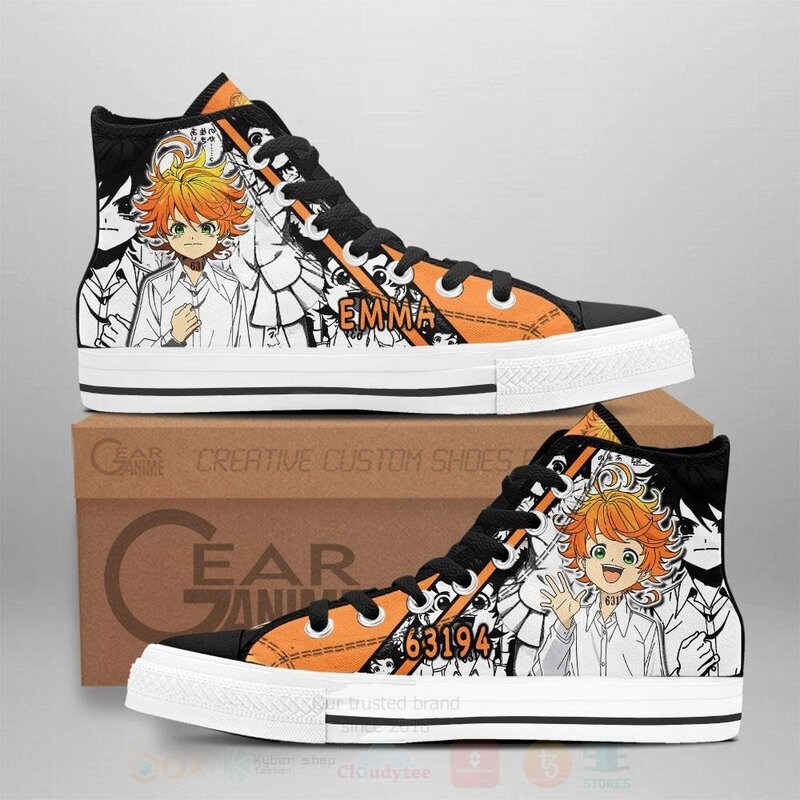 Emma_Custom_Manga_Anime_The_Promised_Neverland_High_Top_Shoes