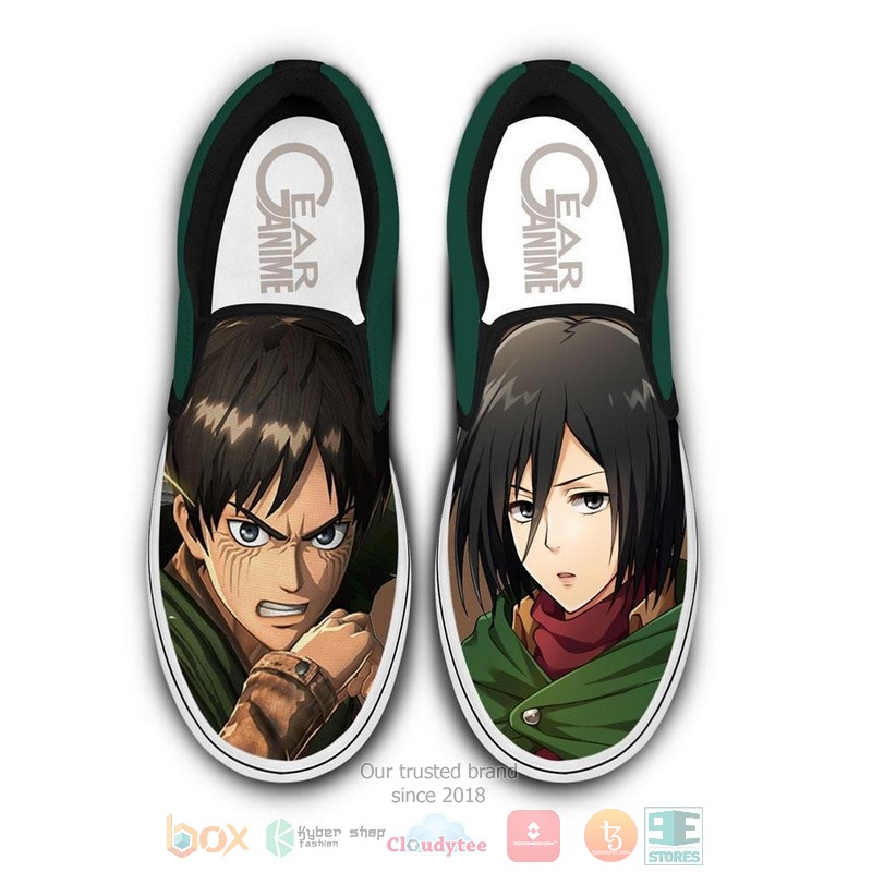 Eren_and_Mikasa_Anime_Attack_On_Titan_Slip-On_Shoes
