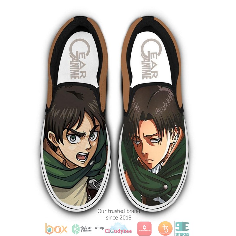 Eren_vs_Levi_Anime_Attack_On_Titan_Slip_On_Sneakers_Shoes