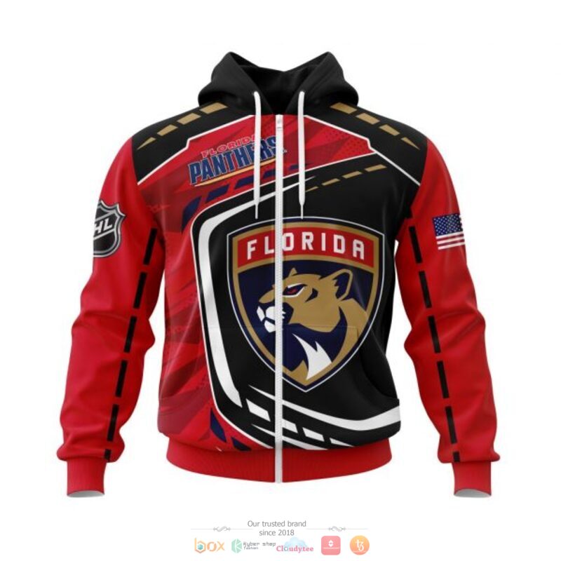 Florida_Panthers_NHL_black_red_3D_shirt_hoodie_1