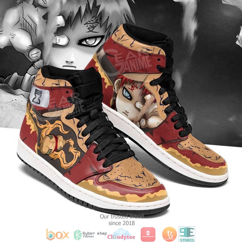 Gaara_Anime_Sand_Village_Air_Jordan_High_top_shoes