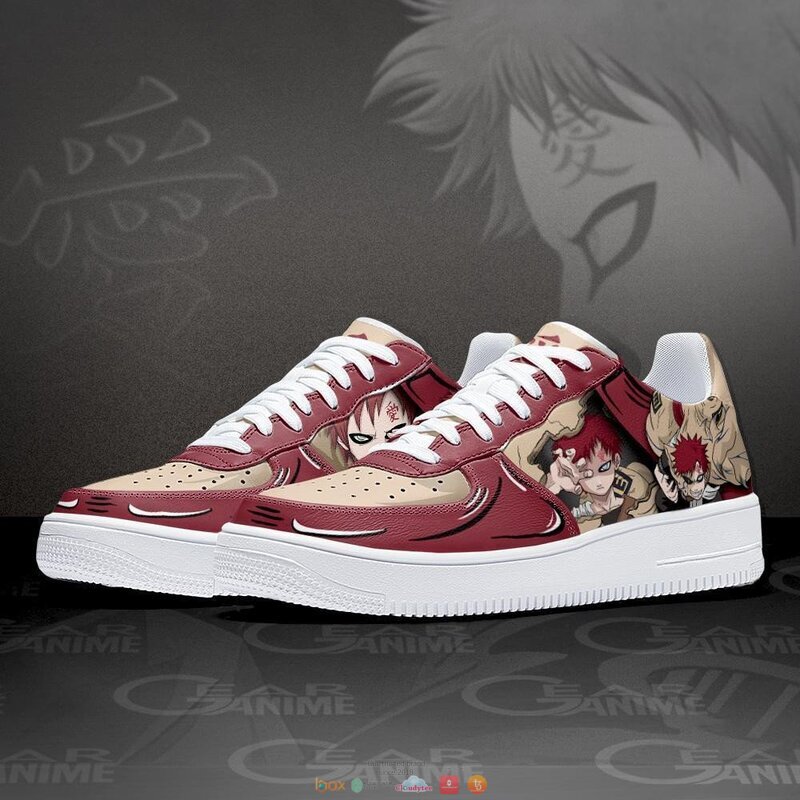 Gaara_Naruto_Anime_Nike_Air_Force_Shoes_1