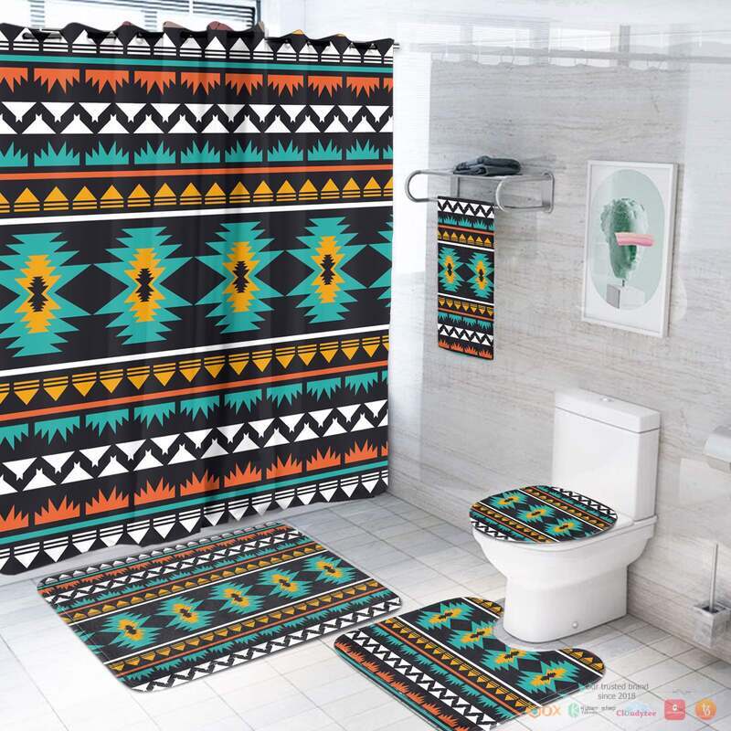 Geometric_Ethnic_Pattern_Native_American_Bathroom_Set