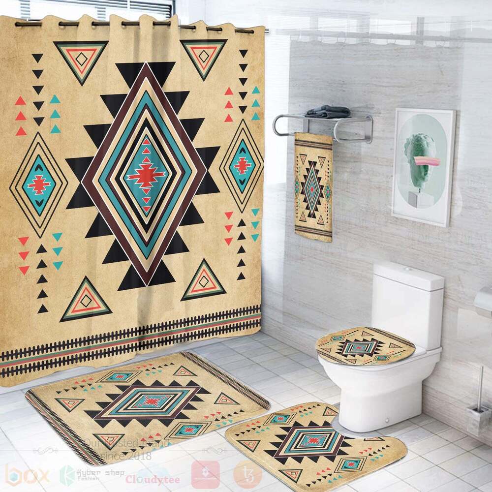 Geometric_Southwest_Printed_Bathroom_Set