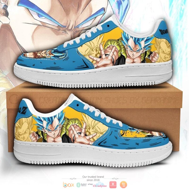 Gogeta_Dragon_Ball_Anime_Nike_Air_Force_shoes