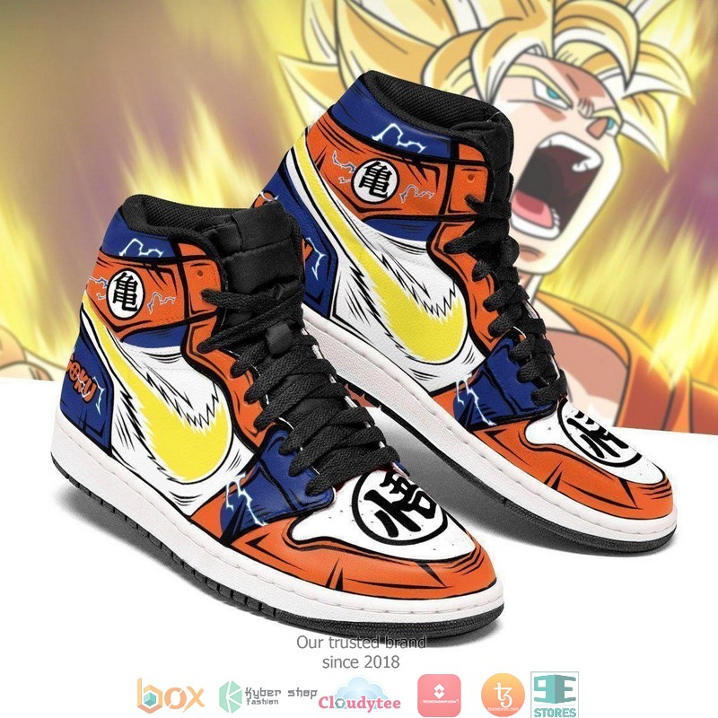 Goku_Anime_Dragon_Ball_Air_Jordan_High_Top_Shoes