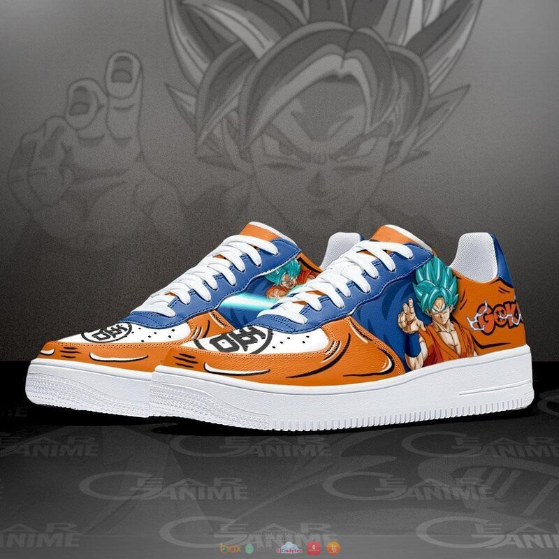 Goku_Blue_Dragon_Ball_Anime_Nike_Air_Force_Shoes_1