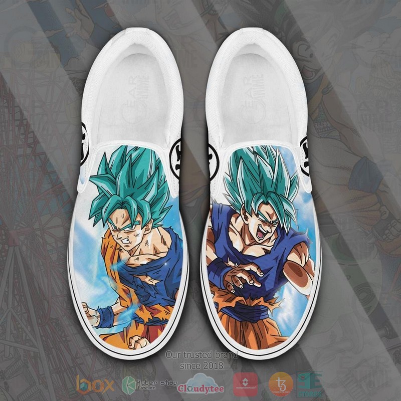 Goku_Blue_Slip-on_Anime_Dragon_Ball_Slip-On_Shoes