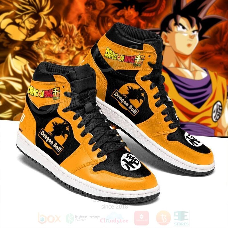 Goku_Dragon_Ball_Custom_Anime_Air_Jordan_High_Top_Shoes_1