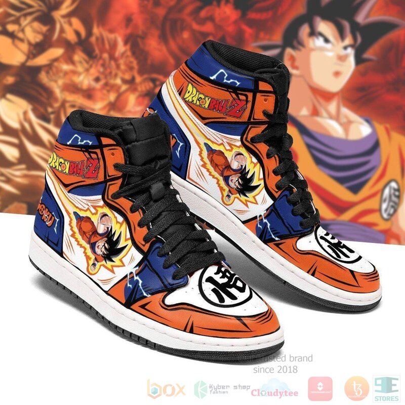 Goku_Sneakers_Custom_Anime_Dragon_Ball_Air_Jordan_High_Top_Shoes