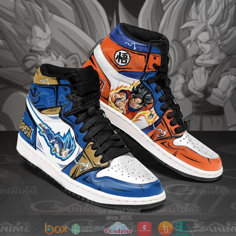 Goku_and_Vegeta_Dragon_Ball_Anime_Air_Jordan_High_top_shoes_1