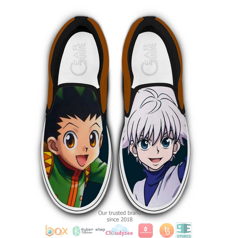 Gon__Killua_Anime_Hunter_x_Hunter_Slip_On_Sneakers_Shoes