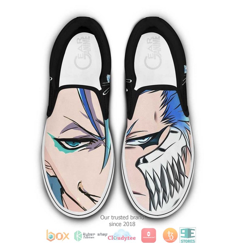 Grimmjow_Anime_Bleach_Slip_On_Sneakers_Shoes