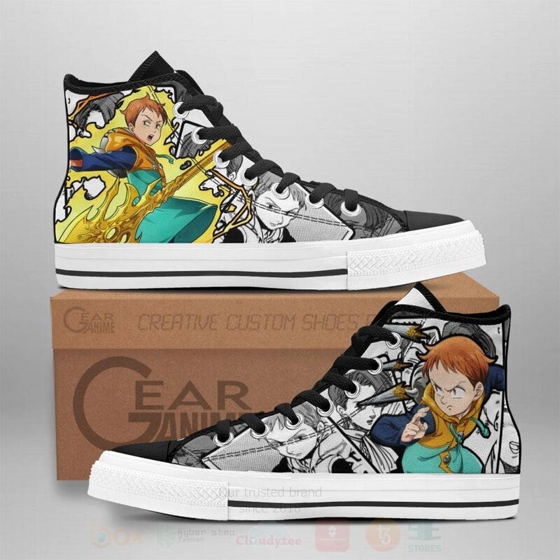 Grizzlys_Sin_of_Sloth_King_Custom_Manga_Anime_Seven_Deadly_Sins_High_Top_Shoes