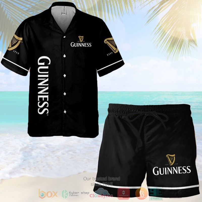 Guinness_black_Hawaiian_Shirt_shorts