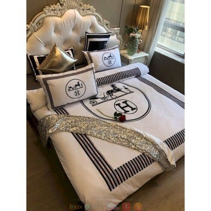 Hermes_White_Bedding_Set