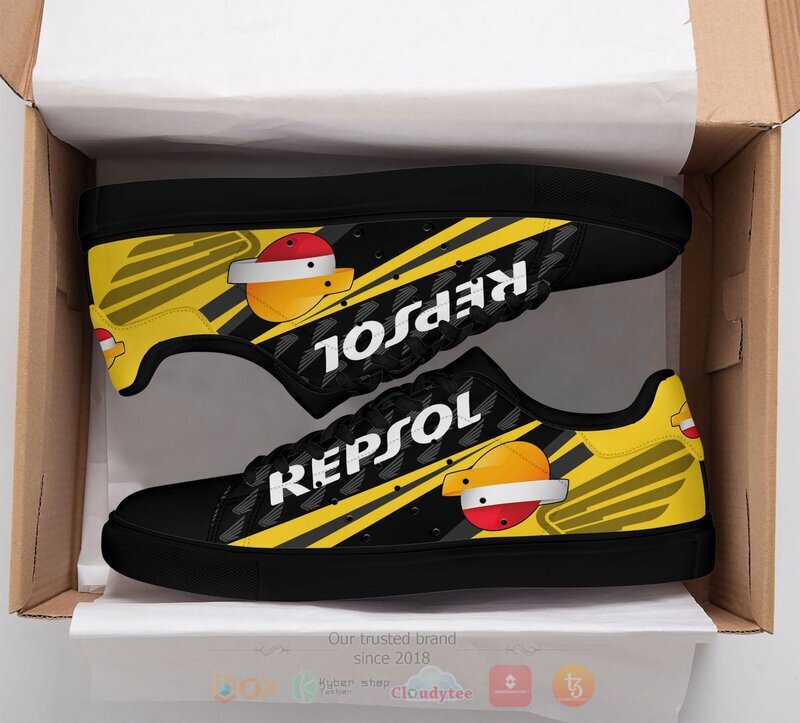 Honda_Repsol_Black_Yellow_Stan_Smith_low_top_shoes_1