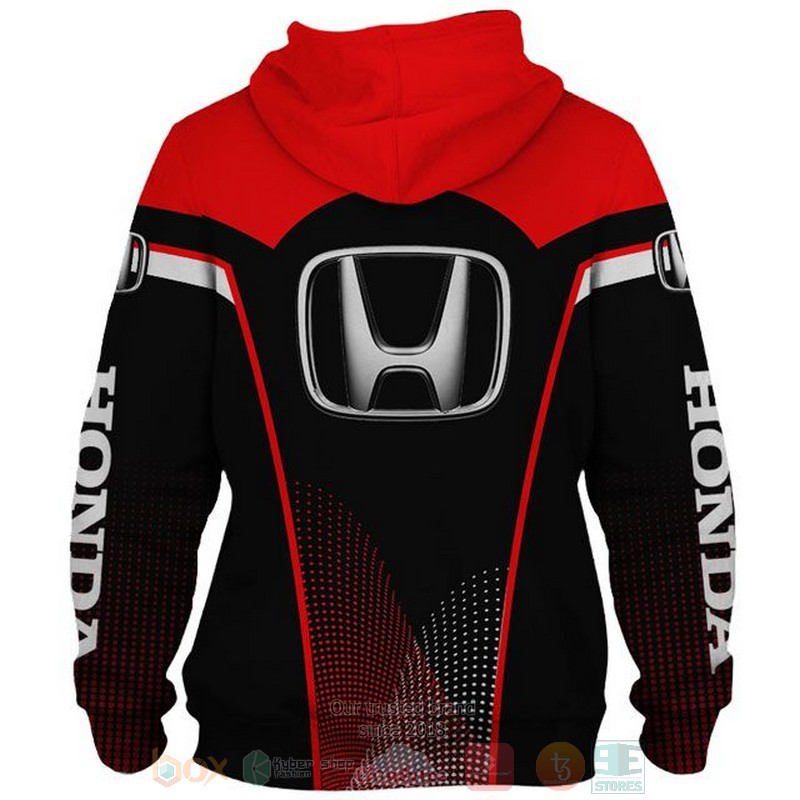 Honda_The_Power_of_Dreams_red_black_3D_shirt_hoodie_1