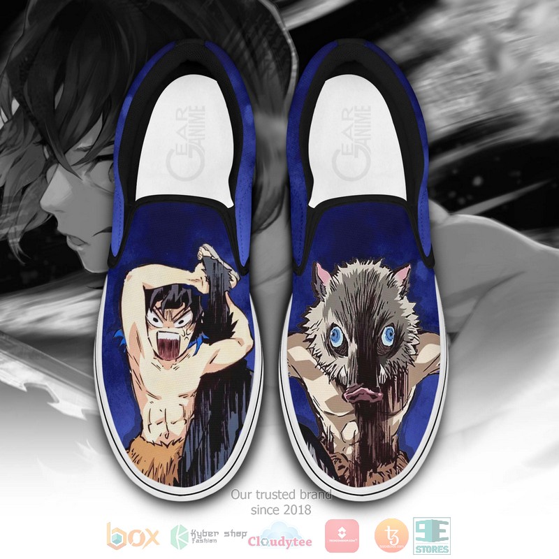 Inosuke_Demon_Slayer_Anime_Slip-On_Shoes