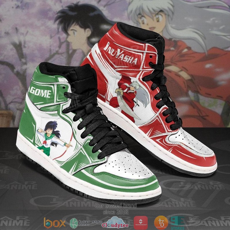 Inuyasha_and_Kagome_Inuyasha_Anime_Air_Jordan_High_top_shoes_1