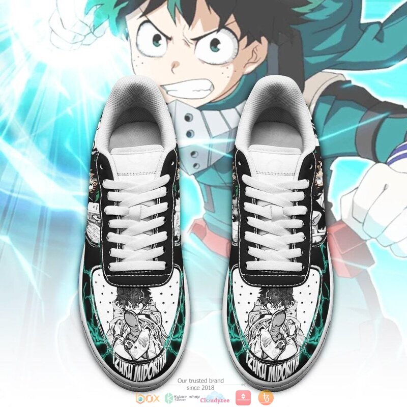 Izuku_Midoriya_Deku_My_Hero_Academia_Anime_Nike_Air_Force_shoes_1