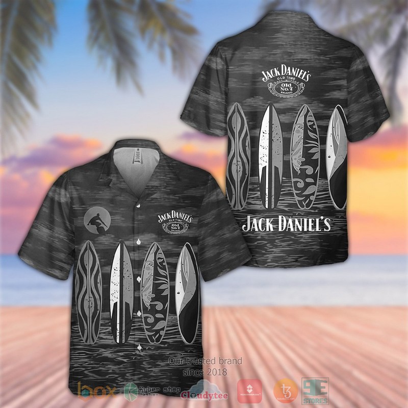 Jack_Daniels_Old_No_7_Tennessee_Whiskey_surfboard_Hawaiian_Shirt