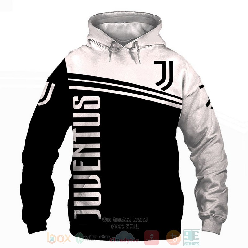 Juventus_black_white_3D_shirt_hoodie