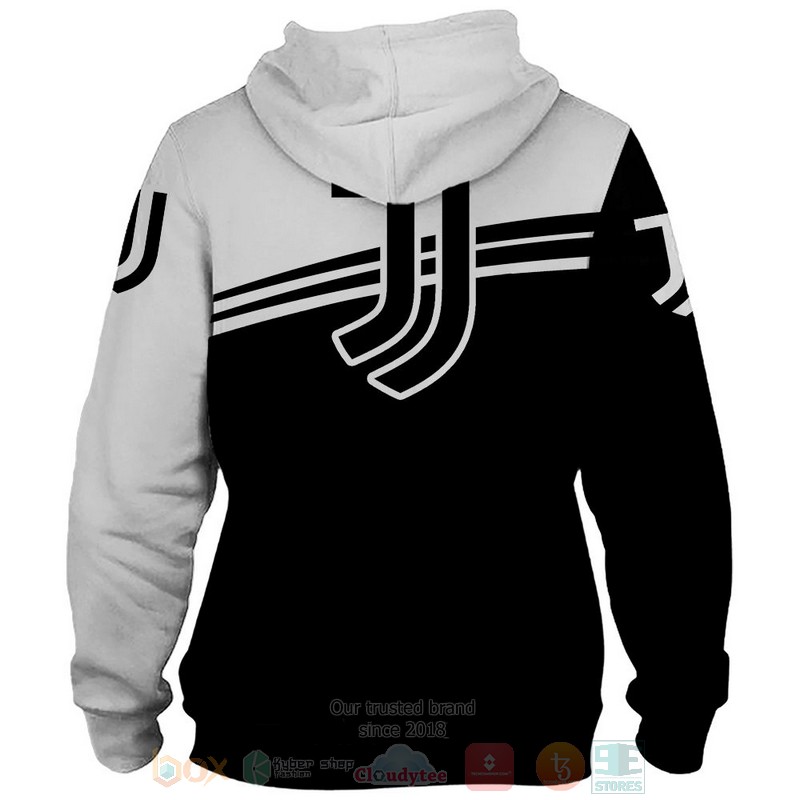Juventus_black_white_3D_shirt_hoodie_1