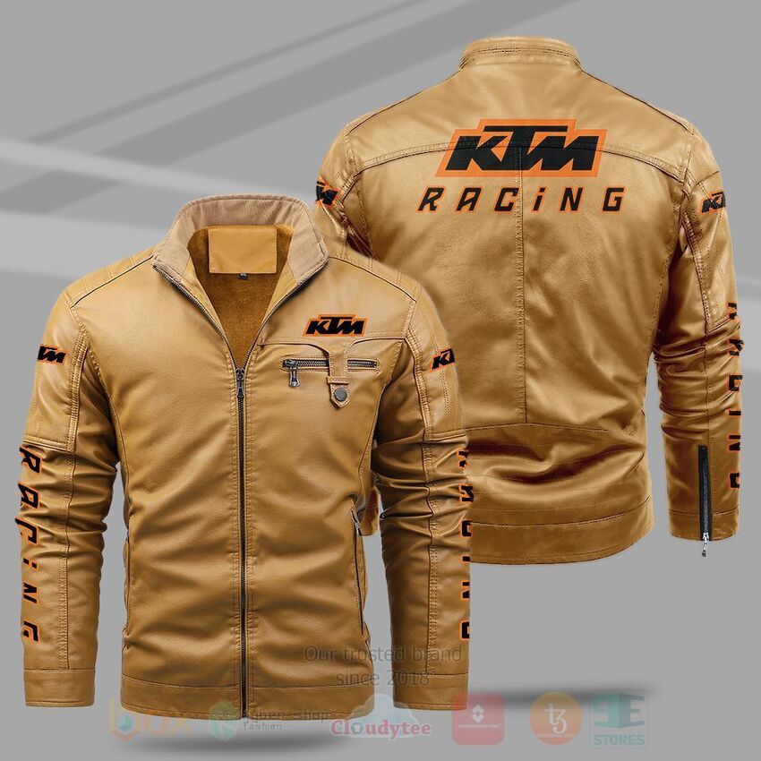 KTM_Racing_Fleece_Leather_Jacket_1