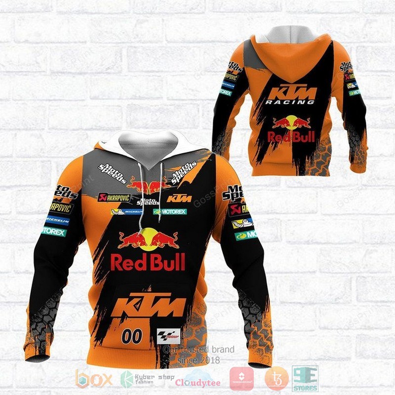 KTM_Racing_Red_Bull_orange_3d_shirt_hoodie