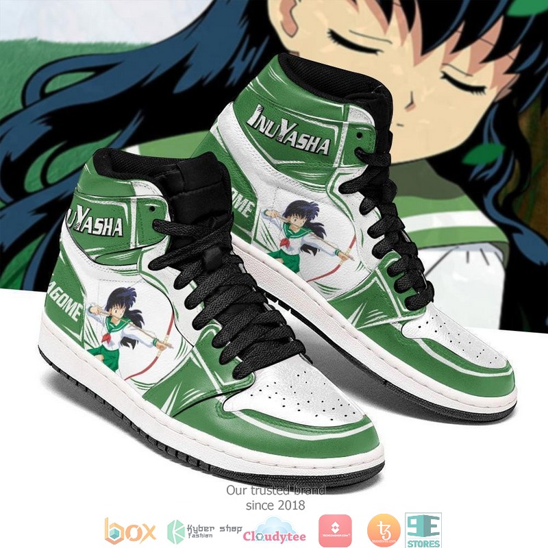 Kagome_Inuyasha_Anime_Leather_Air_Jordan_High_top_shoes_1