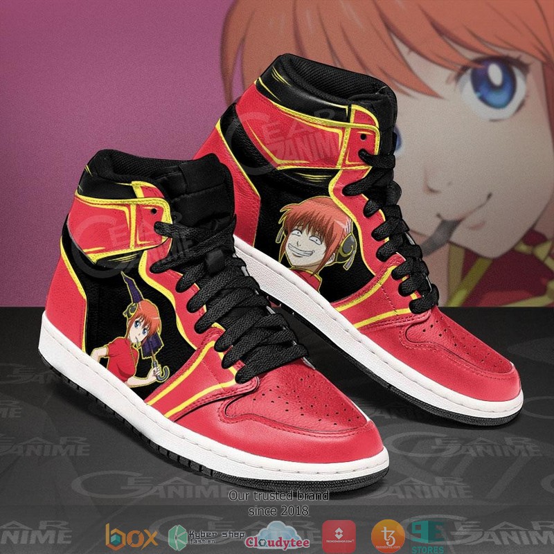 Kagura_Gintama_Anime_Air_Jordan_High_top_shoes_1