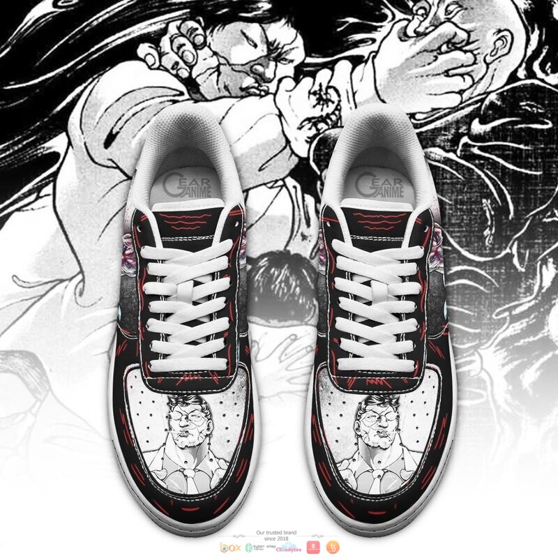Kaoru_Hanayama_Baki_Anime_Nike_Air_Force_Shoes_1