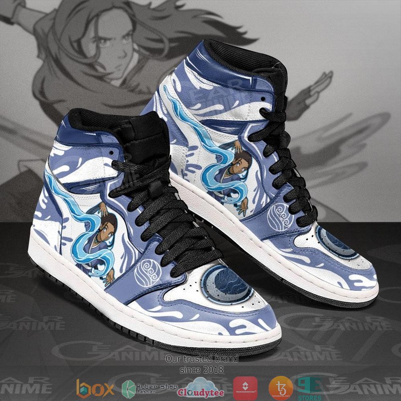 Katara_Avatar_The_Last_Airbender_Anime_Air_Jordan_High_top_shoes_1