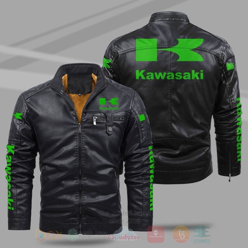 Kawasaki_Fleece_Leather_Jacket
