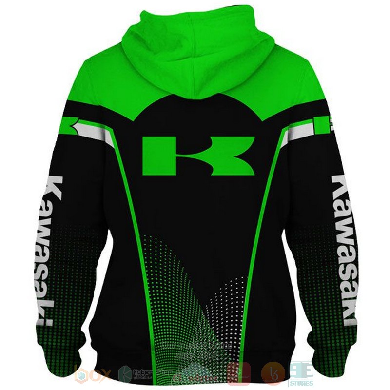 Kawasaki_green_black_3D_shirt_hoodie_1