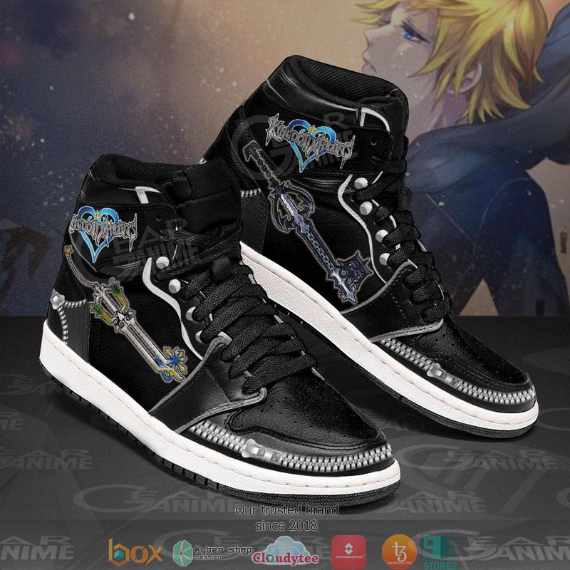 Kingdom_Hearts_Roxas_Sword_Anime_Air_Jordan_High_top_shoes_1