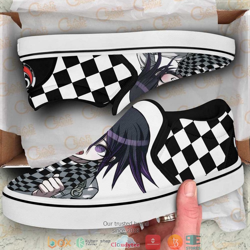 Kokichi_Oma_Anime_Danganronpa_Slip_On_Sneakers_Shoes_1