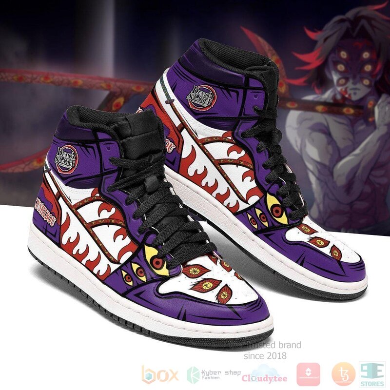 Kokushibou_Sneakers_Custom_Anime_Demon_Slayer_Air_Jordan_High_Top_Shoes_1
