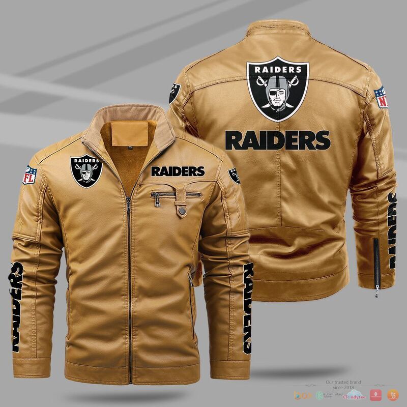 Las_Vegas_Raiders_NFL_Trend_Fleece_Leather_Jacket_1