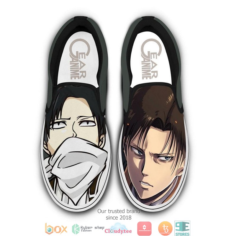 Levi_Ackerman_Funny_Anime_Attack_On_Tian_Slip_On_Sneakers_Shoes