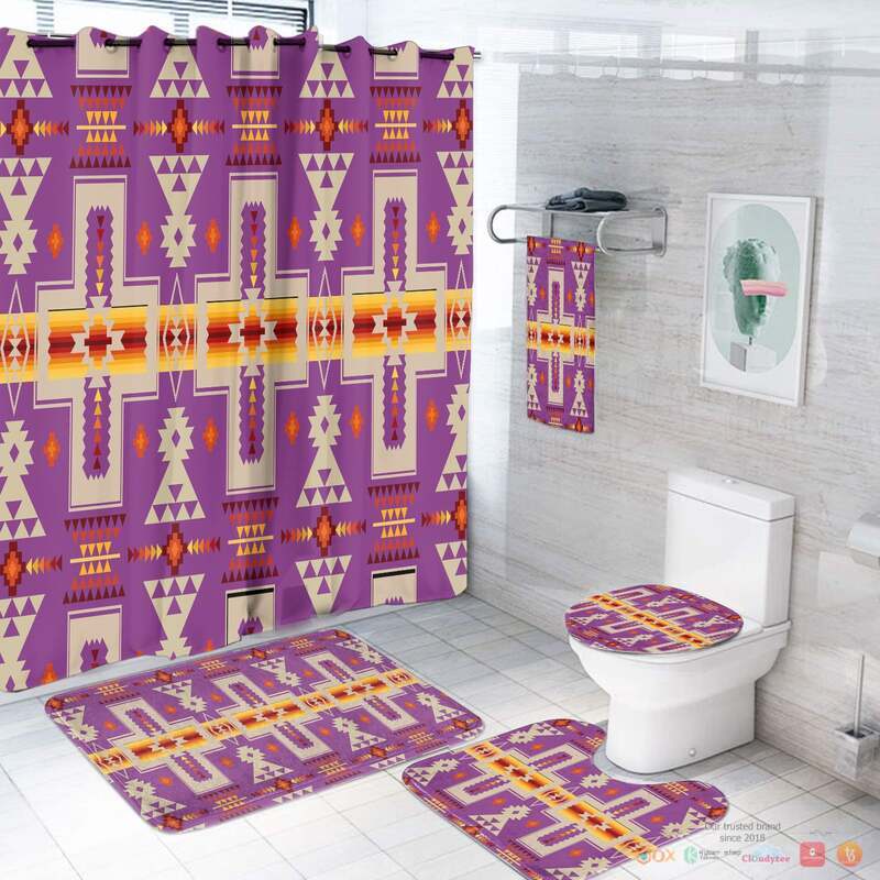 Light_Purple_Tribe_Design_Native_American_Bathroom_Set