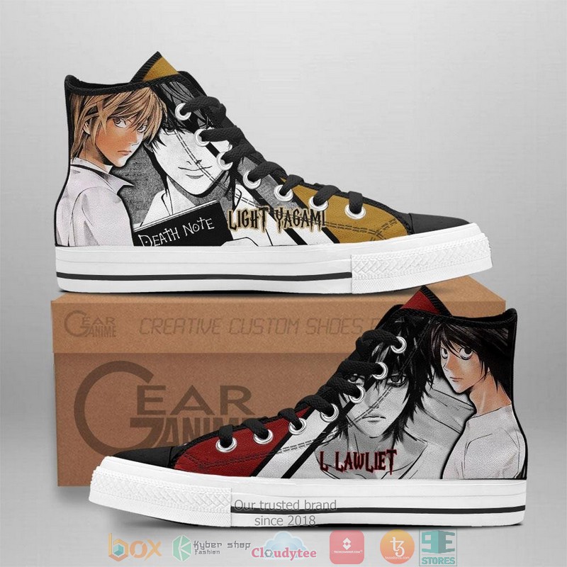 Light_Yagami_and_L_Lawliet_Death_Note_High_Top_Canvas_Shoes