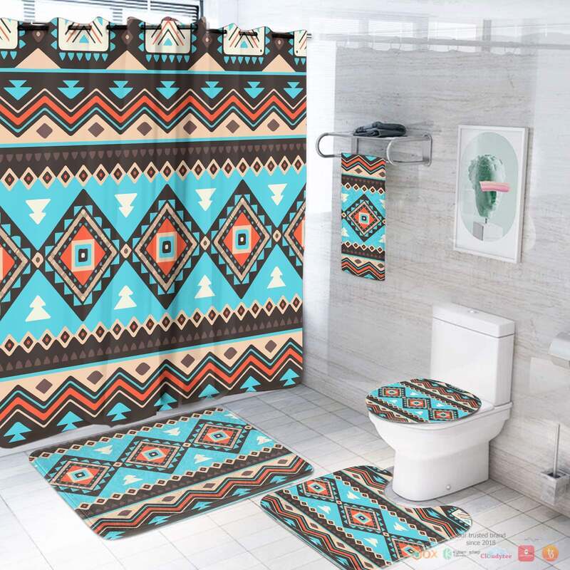 Line_Shapes_Ethnic_Pattern_Native_American_Bathroom_Set