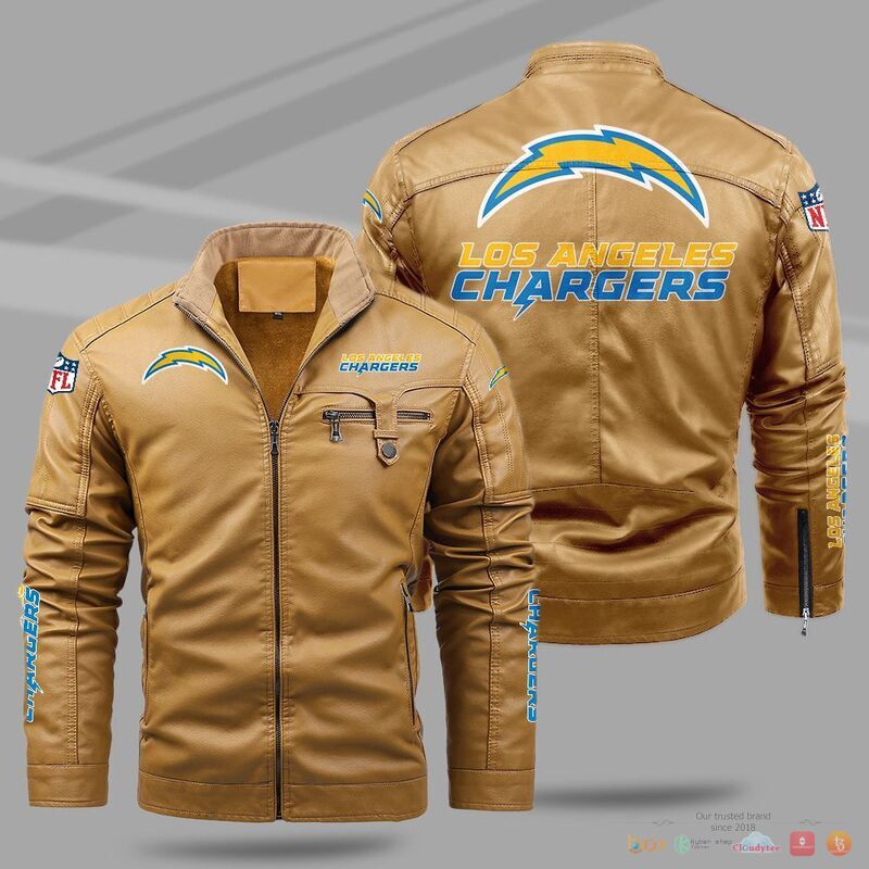 Los_Angeles_Chargers_NFL_Trend_Fleece_Leather_Jacket_1
