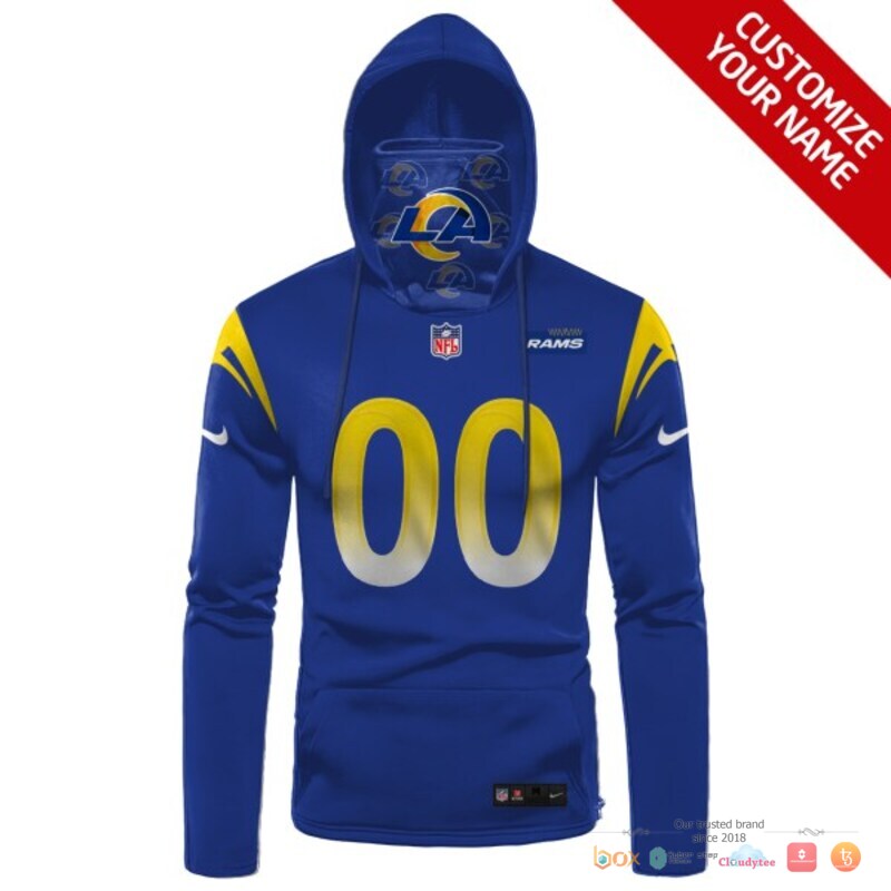 Los_Angeles_Rams_blue_yellow_Nike_3d_hoodie_mask_1