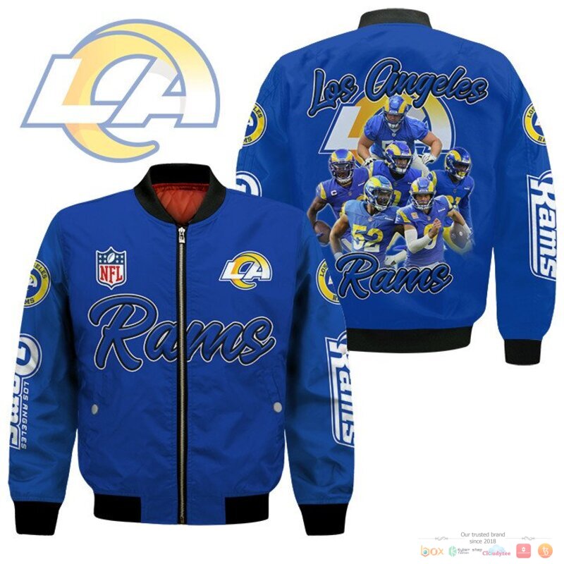 Los_Angeles_Rams_players_NFL_Bomber_Jacket